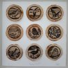 New Zealand Bird Art By Margaret White Linocut on Tea Bags
