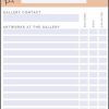 Gallery Artwork Record Tracker